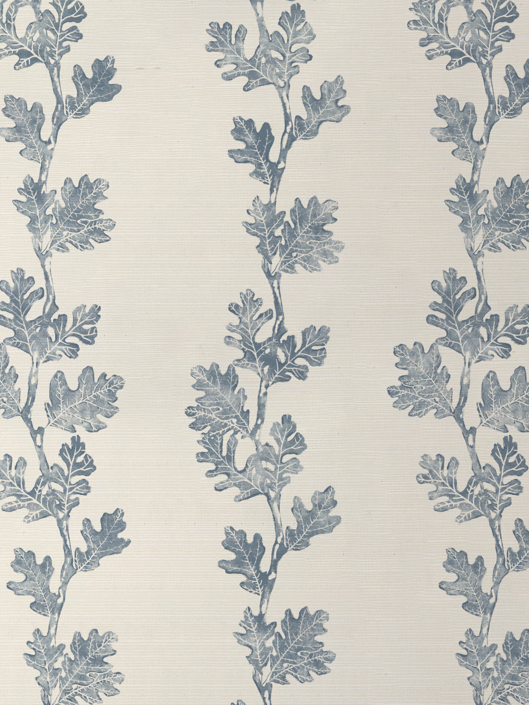 'Valley Oak Stripe' Grasscloth Wallpaper by Nathan Turner - Blue