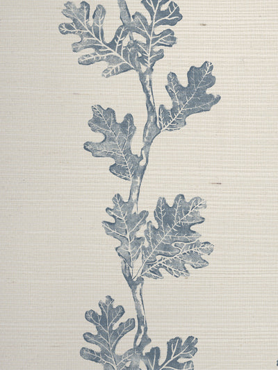 valley oak stripe grasscloth wallpaper by nathan turner blue