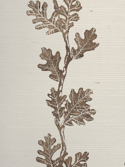 valley oak stripe grasscloth wallpaper by nathan turner brown
