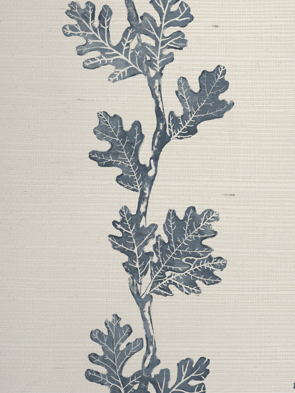 valley oak stripe grasscloth wallpaper by nathan turner darker blue