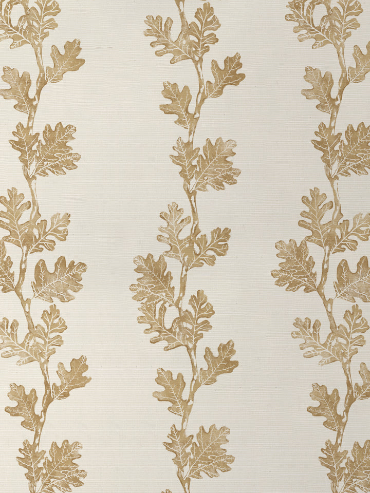 valley oak stripe grasscloth wallpaper by nathan turner gold