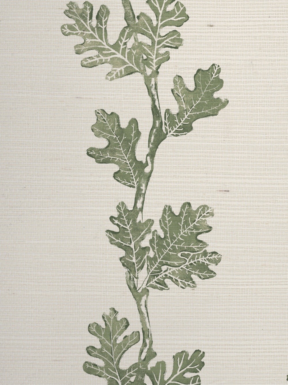 valley oak stripe grasscloth wallpaper by nathan turner green