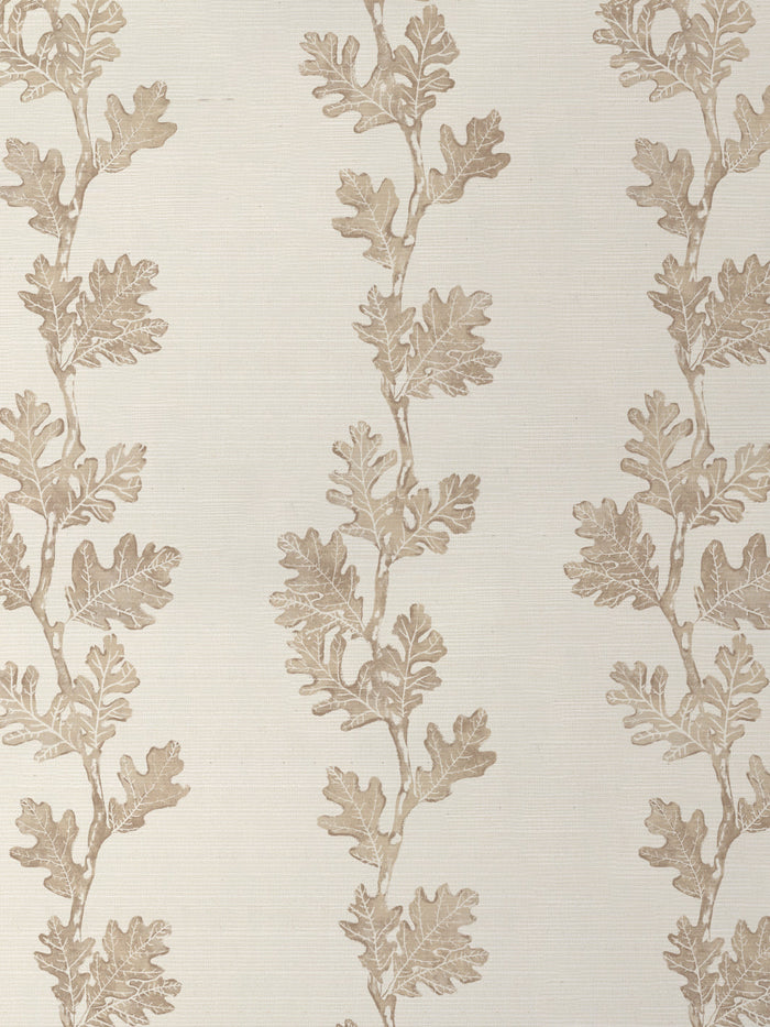 'Valley Oak Stripe' Grasscloth Wallpaper by Nathan Turner - Neutral