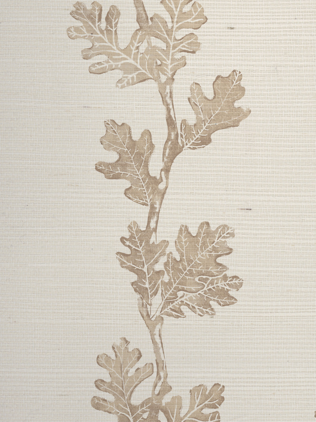 'Valley Oak Stripe' Grasscloth Wallpaper by Nathan Turner - Neutral