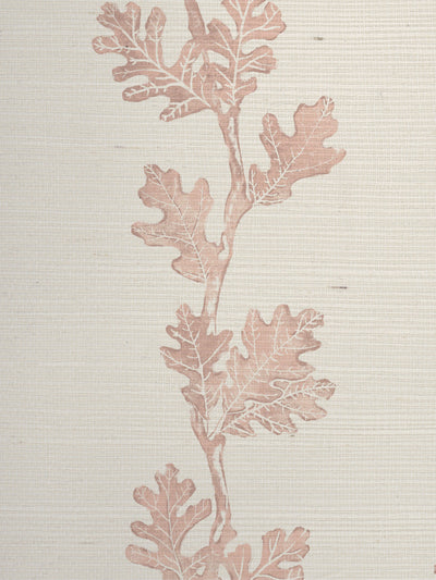 valley oak stripe grasscloth wallpaper by nathan turner pink
