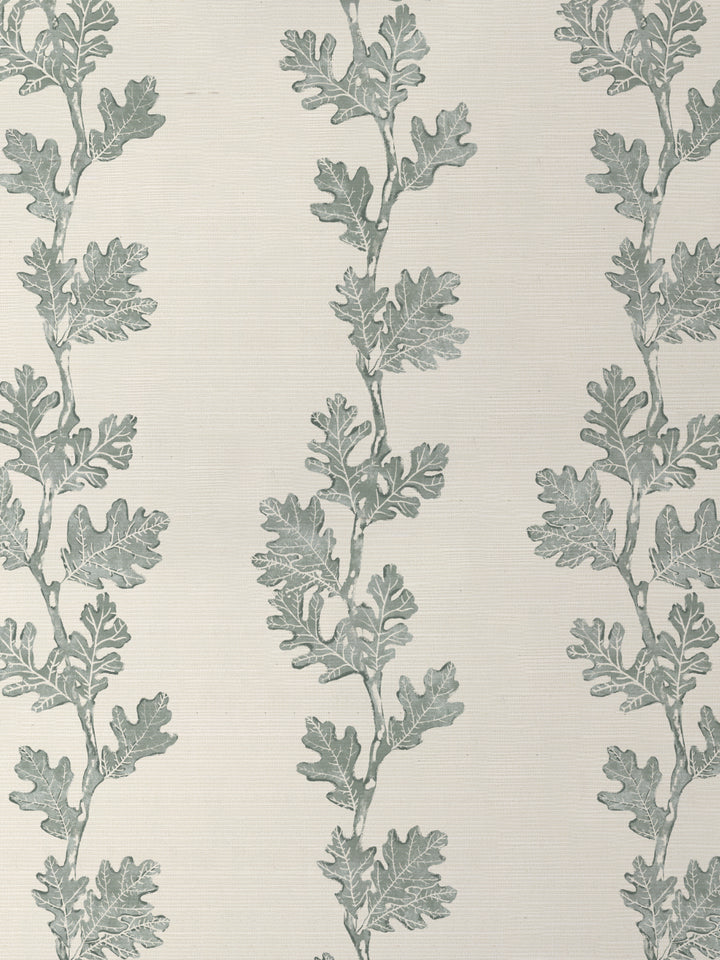 valley oak stripe grasscloth wallpaper by nathan turner sage