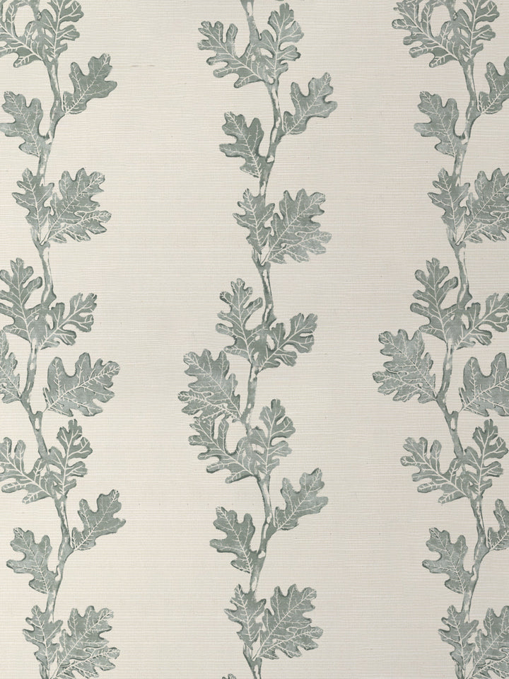 valley oak stripe grasscloth wallpaper by nathan turner sage