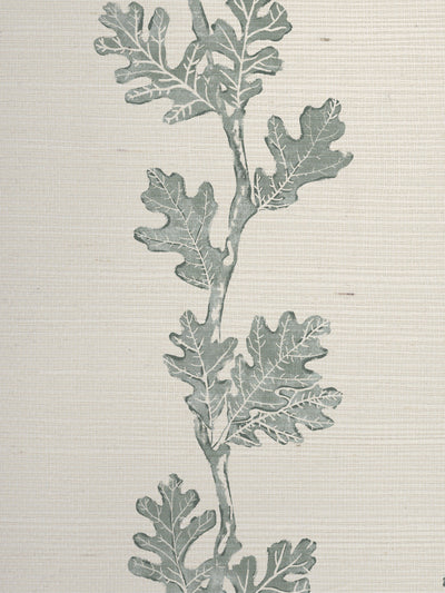 valley oak stripe grasscloth wallpaper by nathan turner sage