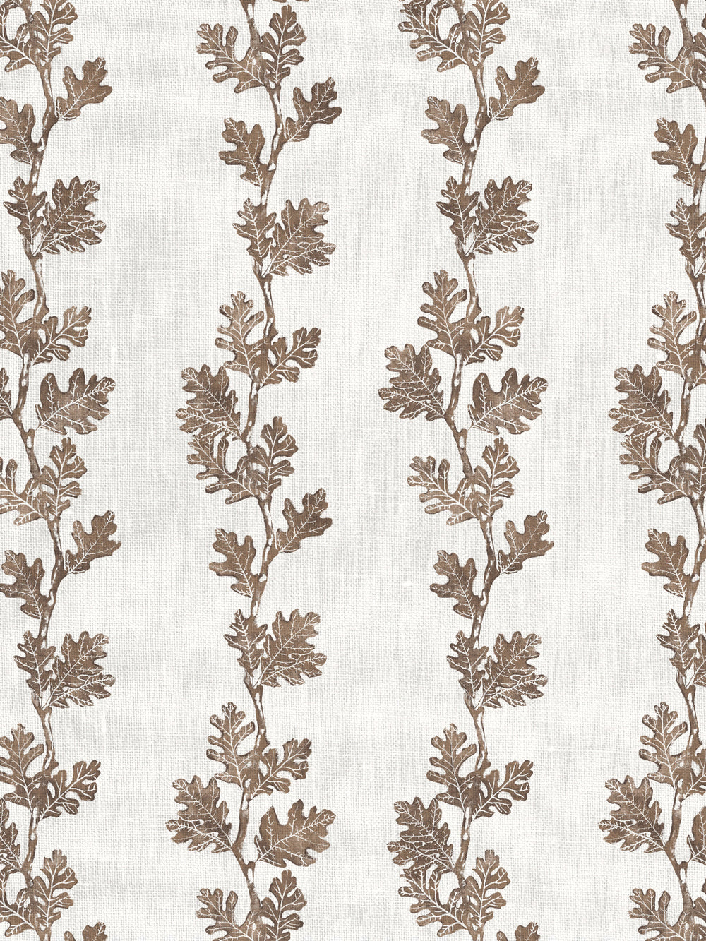 valley oak stripe linen fabric by nathan turner brown