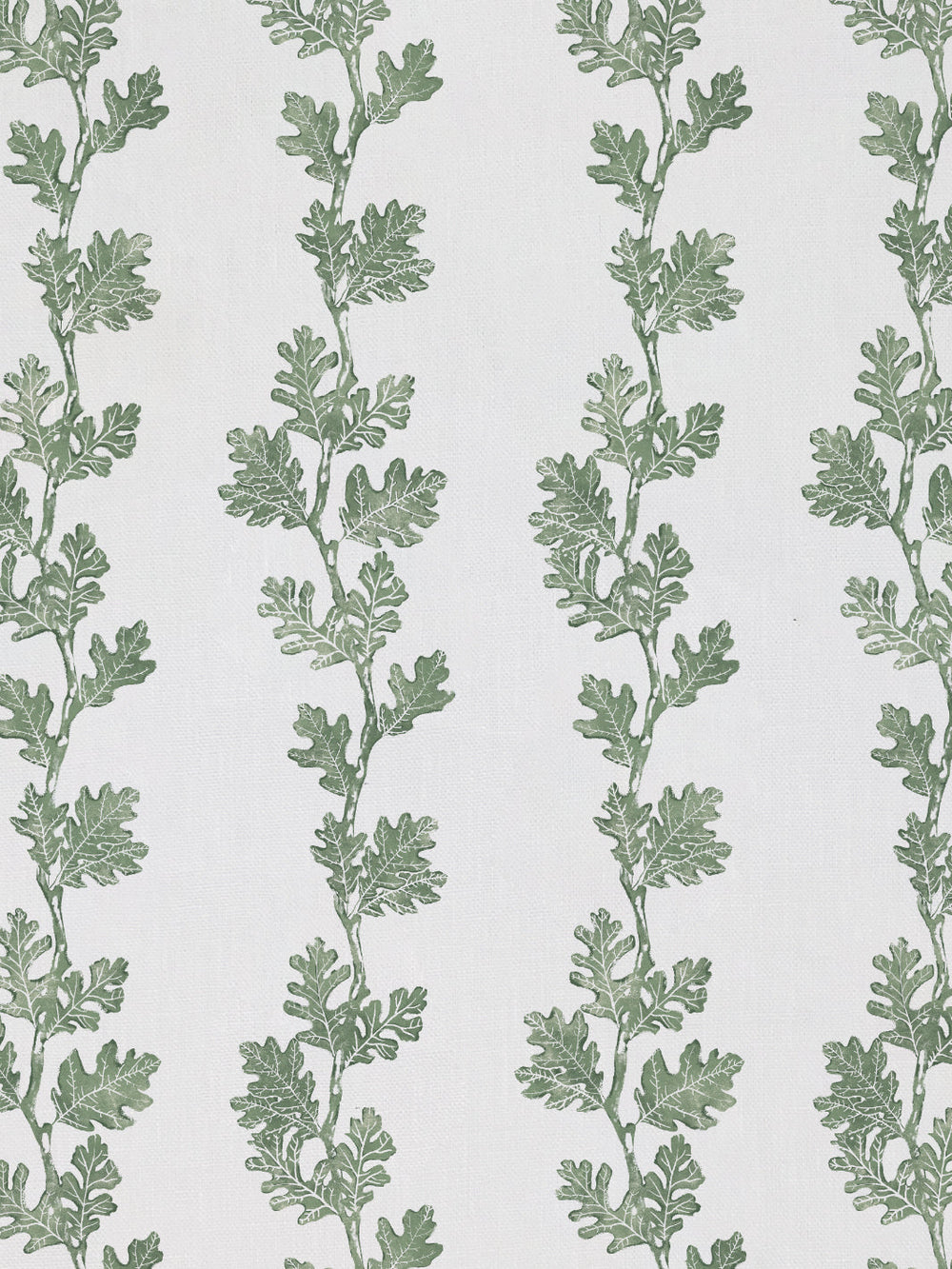 valley oak stripe linen fabric by nathan turner green