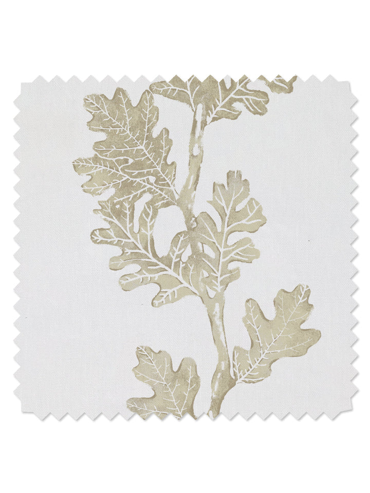 valley oak stripe linen fabric by nathan turner neutral