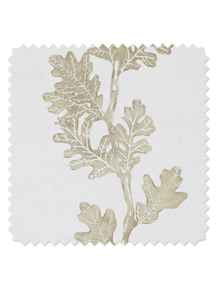 'Valley Oak Stripe' Linen Fabric by Nathan Turner - Neutral