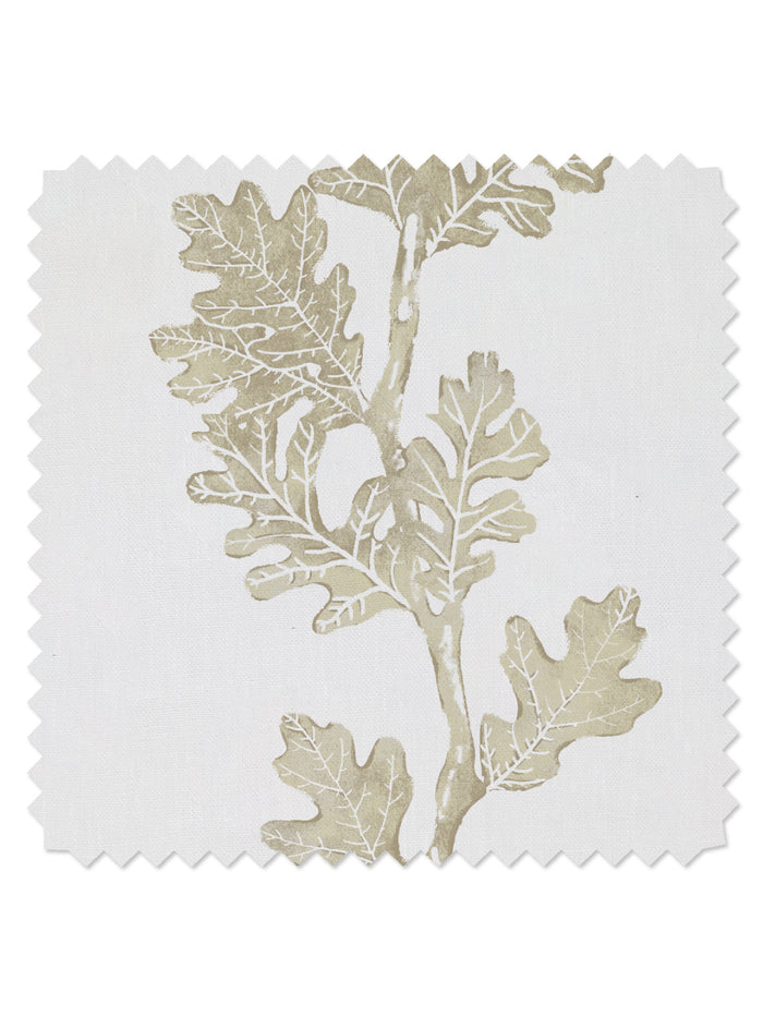 Valley Oak Stripe' Linen Fabric by Nathan Turner - Neutral