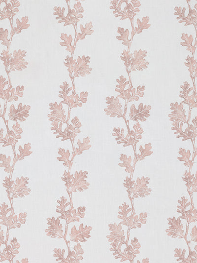 valley oak stripe linen fabric by nathan turner pink