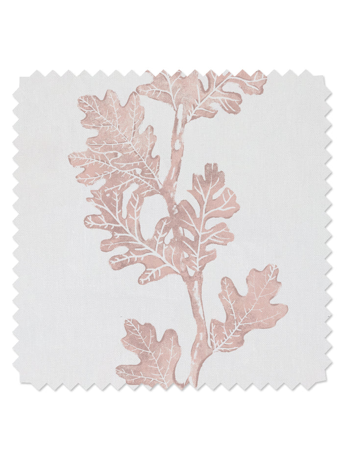 Valley Oak Stripe' Linen Fabric by Nathan Turner - Pink
