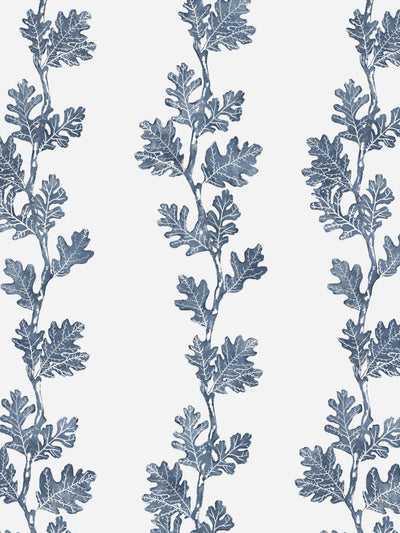 'Valley Oak Stripe' Wallpaper by Nathan Turner - Darker Blue