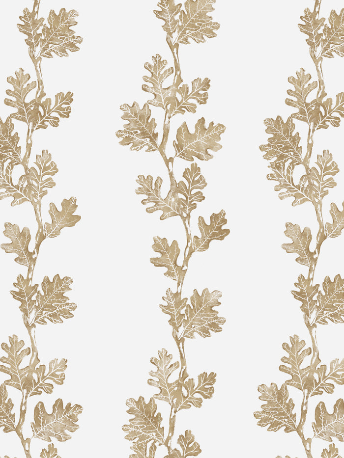 'Valley Oak Stripe' Wallpaper by Nathan Turner - Gold