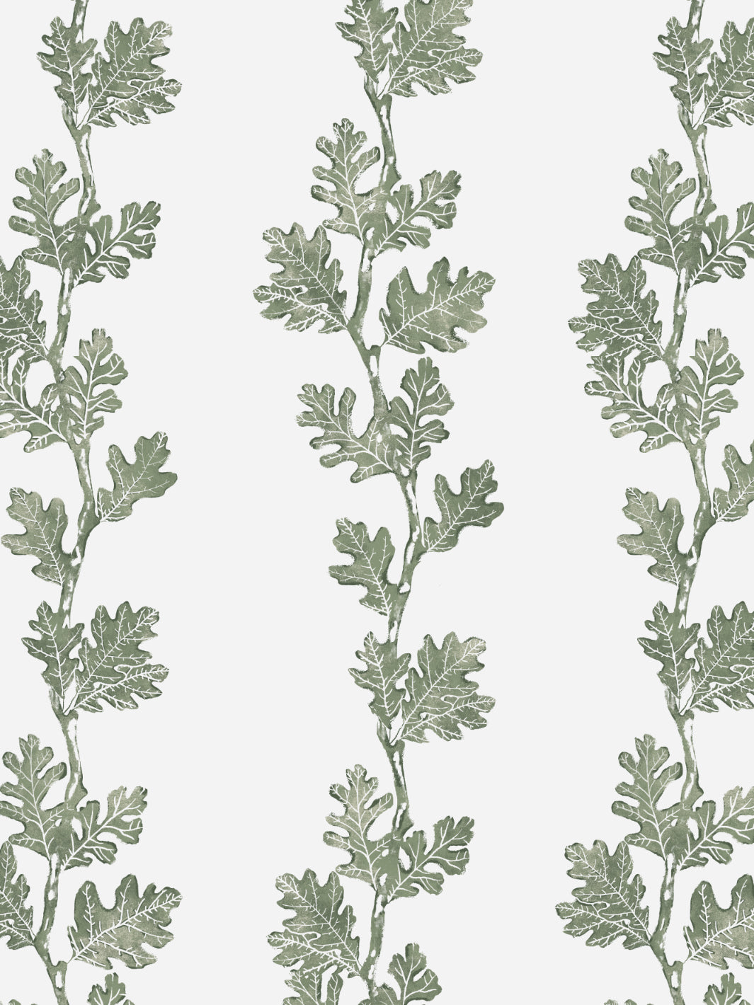 'Valley Oak Stripe' Wallpaper by Nathan Turner - Green