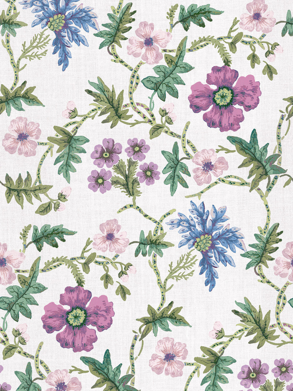 vendela linen fabric by sjp lavender