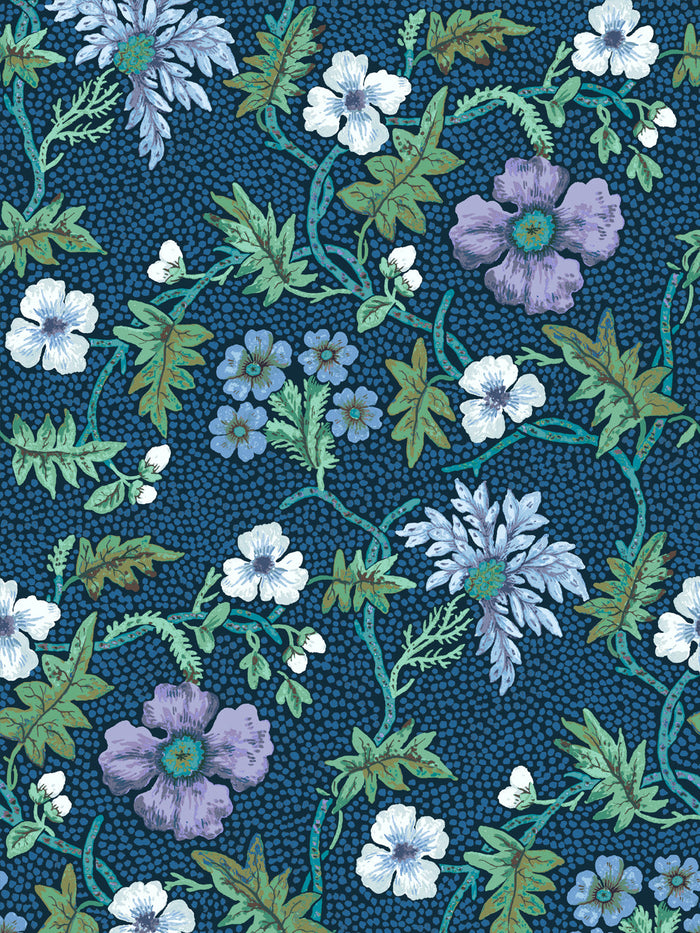 'Vendela' Wallpaper by Sarah Jessica Parker - Blues