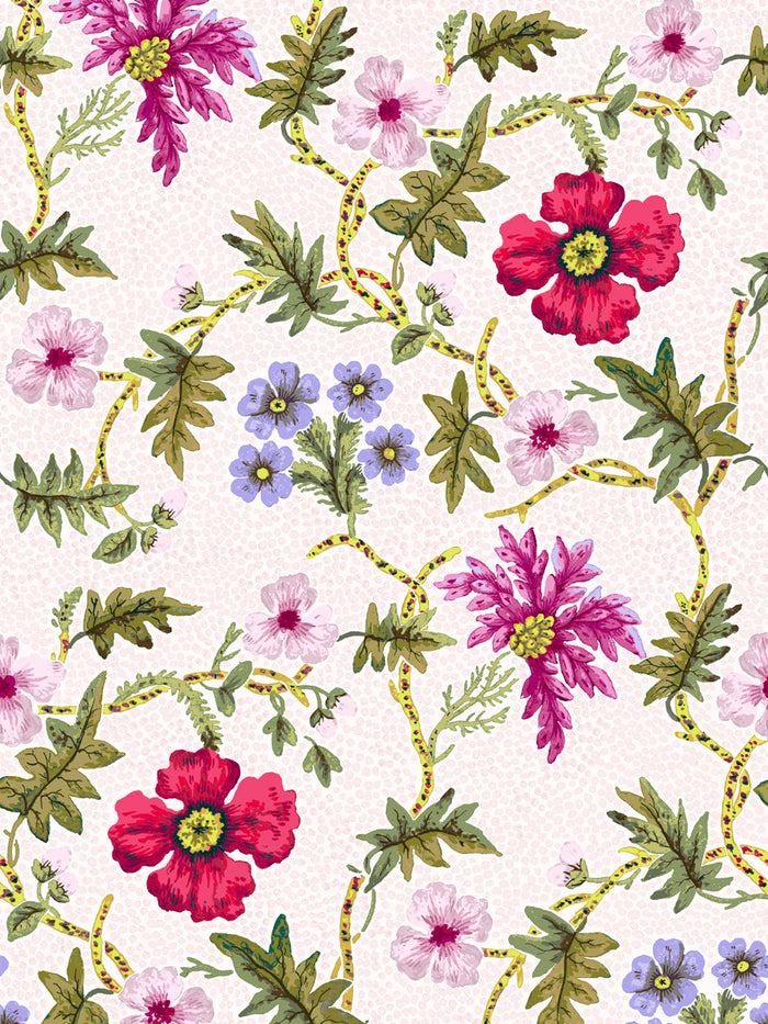 'Vendela' Wallpaper by Sarah Jessica Parker - Pink Slipper