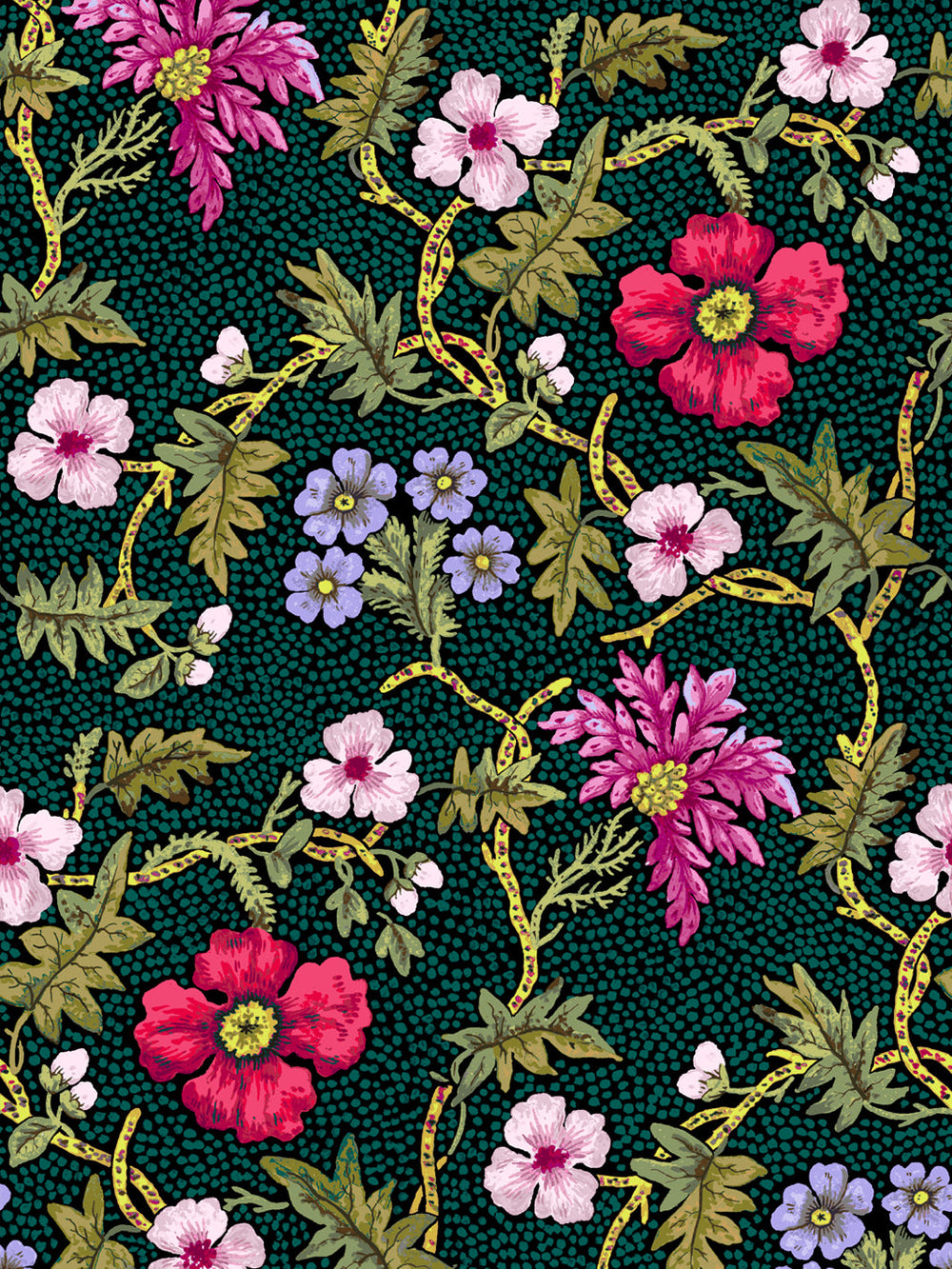 vendela-wallpaper-by-sarah-jessica-parker-teal-on-black