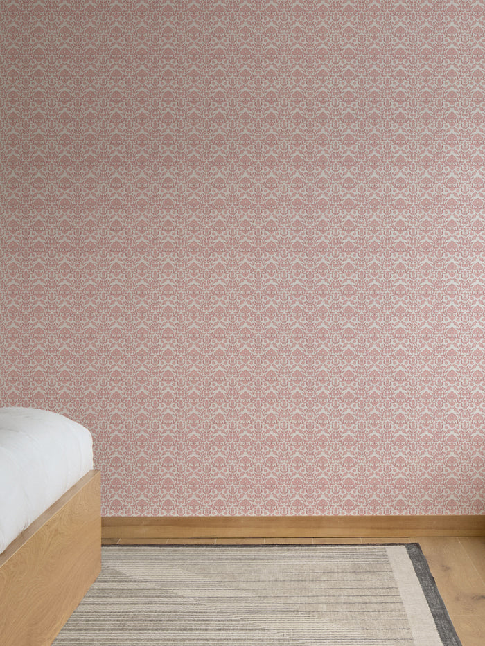 'Viola' Wallpaper by Wallshoppe - Rosewood