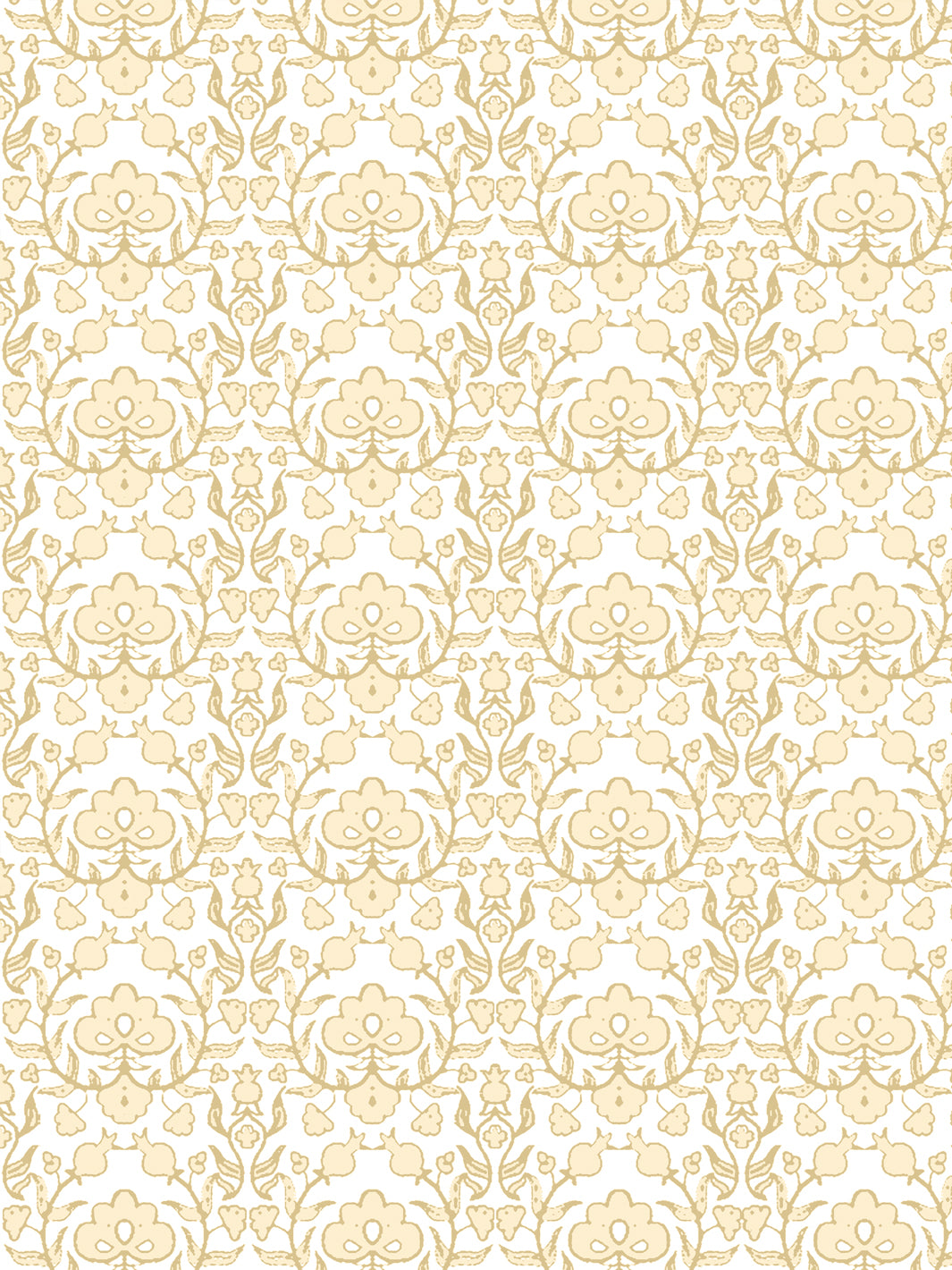 'Viola' Wallpaper by Wallshoppe - Butter