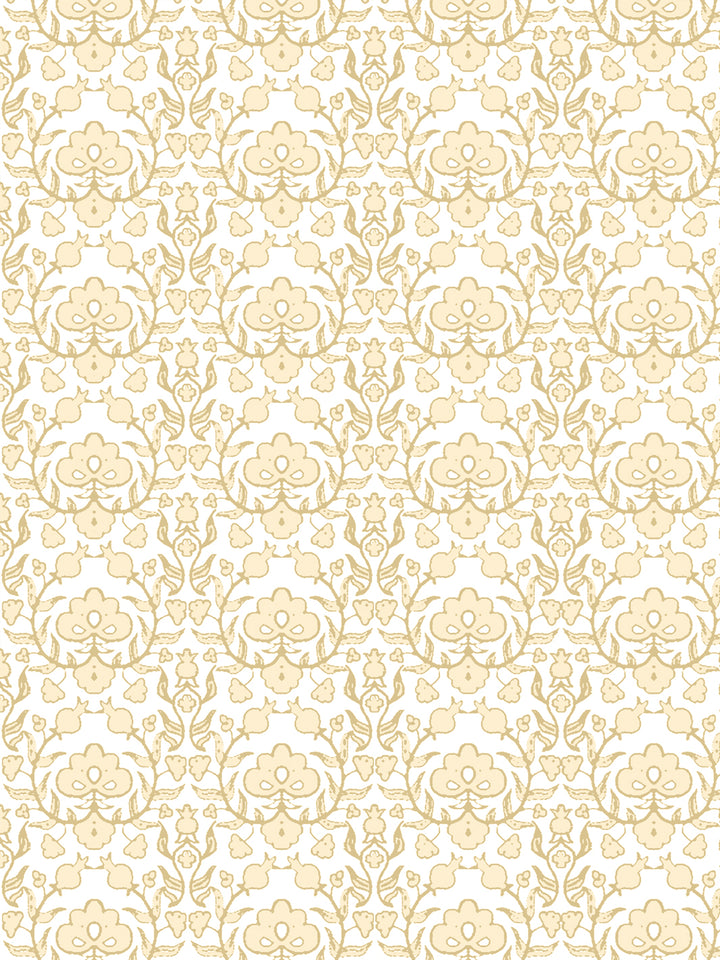 'Viola' Wallpaper by Wallshoppe - Butter