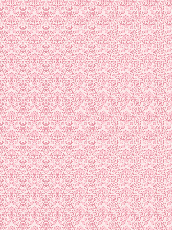 'Viola' Wallpaper by Wallshoppe - Flamingo Pink