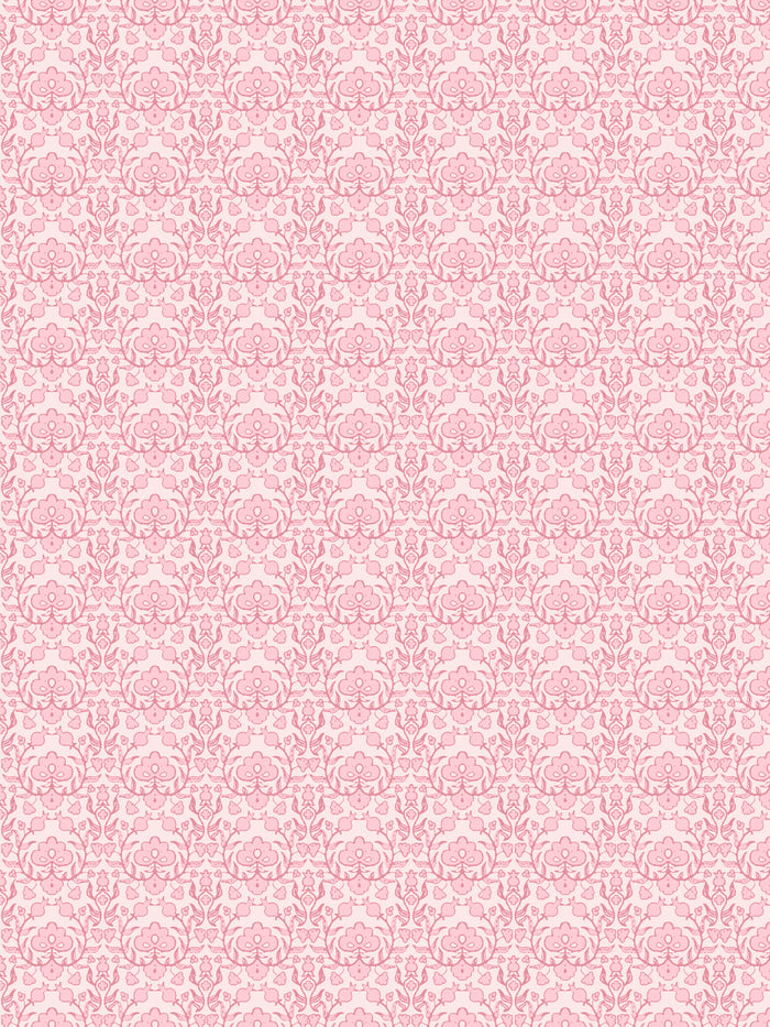 'Viola' Wallpaper by Wallshoppe - Flamingo Pink