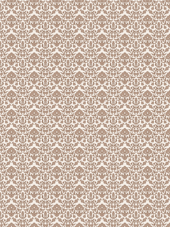'Viola' Wallpaper by Wallshoppe - Latte