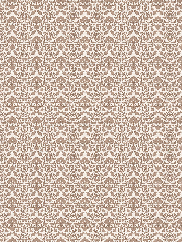 'Viola' Wallpaper by Wallshoppe - Latte