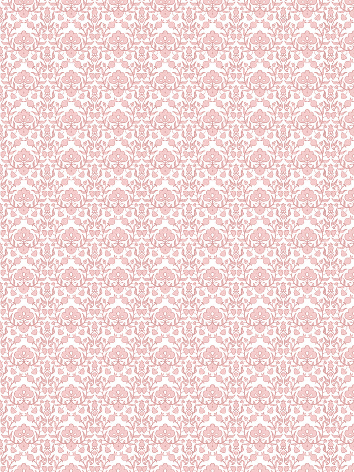 'Viola' Wallpaper by Wallshoppe - Rosewood
