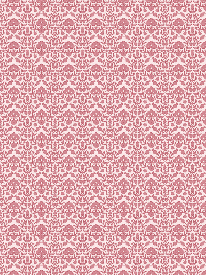 'Viola' Wallpaper by Wallshoppe - Rosy Pink