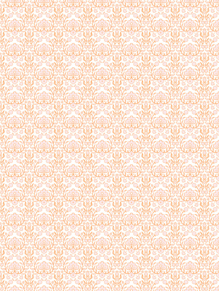 'Viola' Wallpaper by Wallshoppe - Saffron Blush