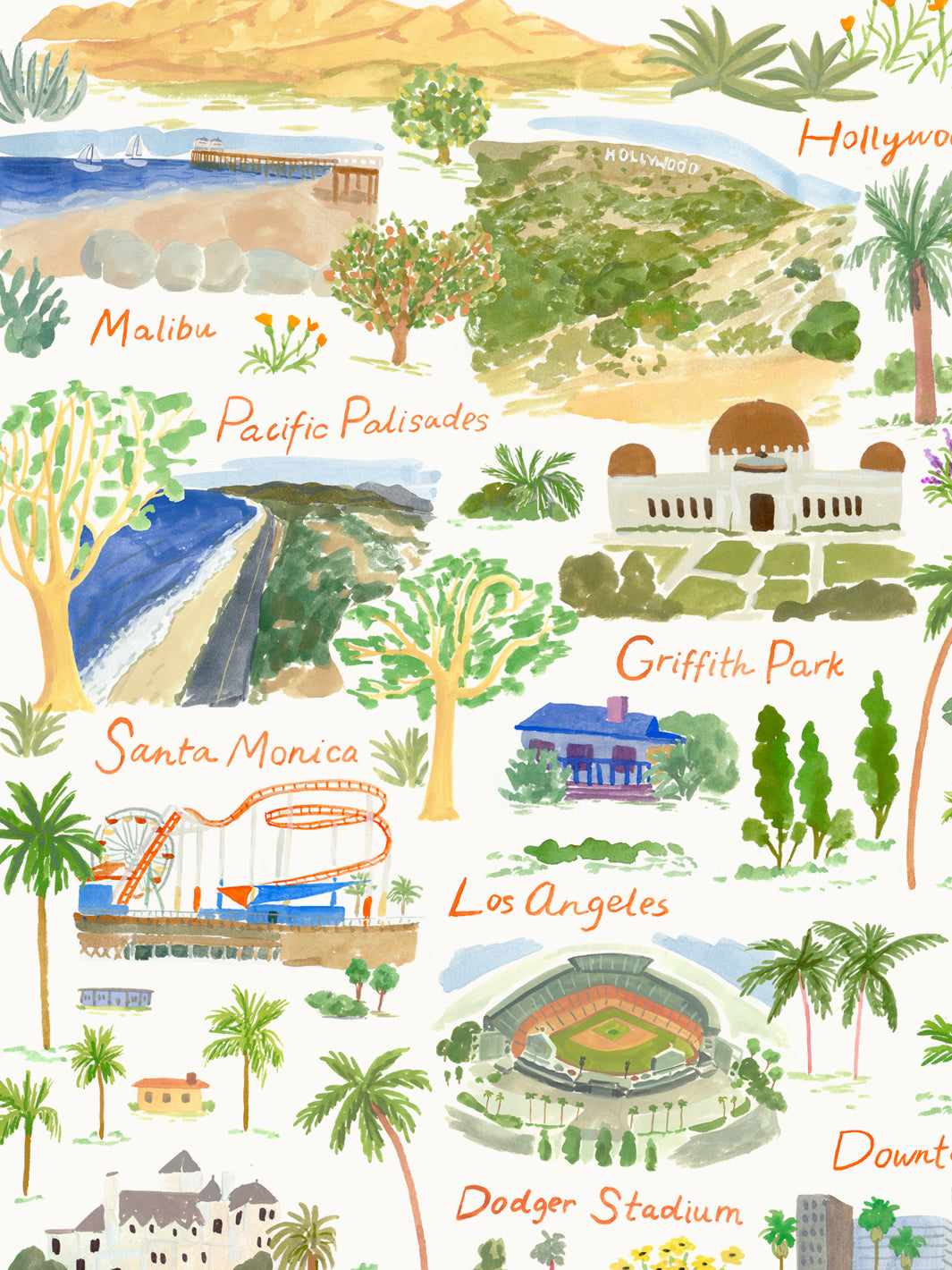 'We Love LA' Gift Wrap
