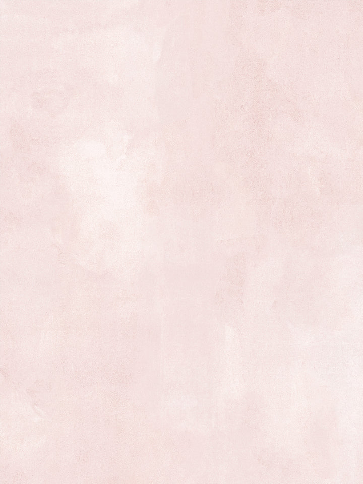Blush washes wallpaper with smooth, cloudy watercolor finish