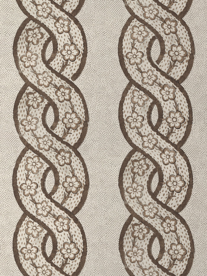 'Whitby' Grasscloth Wallpaper by Nathan Turner - Brown