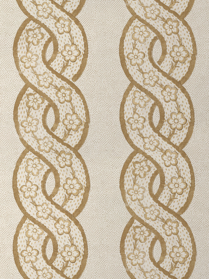 'Whitby' Grasscloth Wallpaper by Nathan Turner - Gold