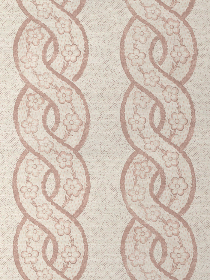 'Whitby' Grasscloth Wallpaper by Nathan Turner - Pink