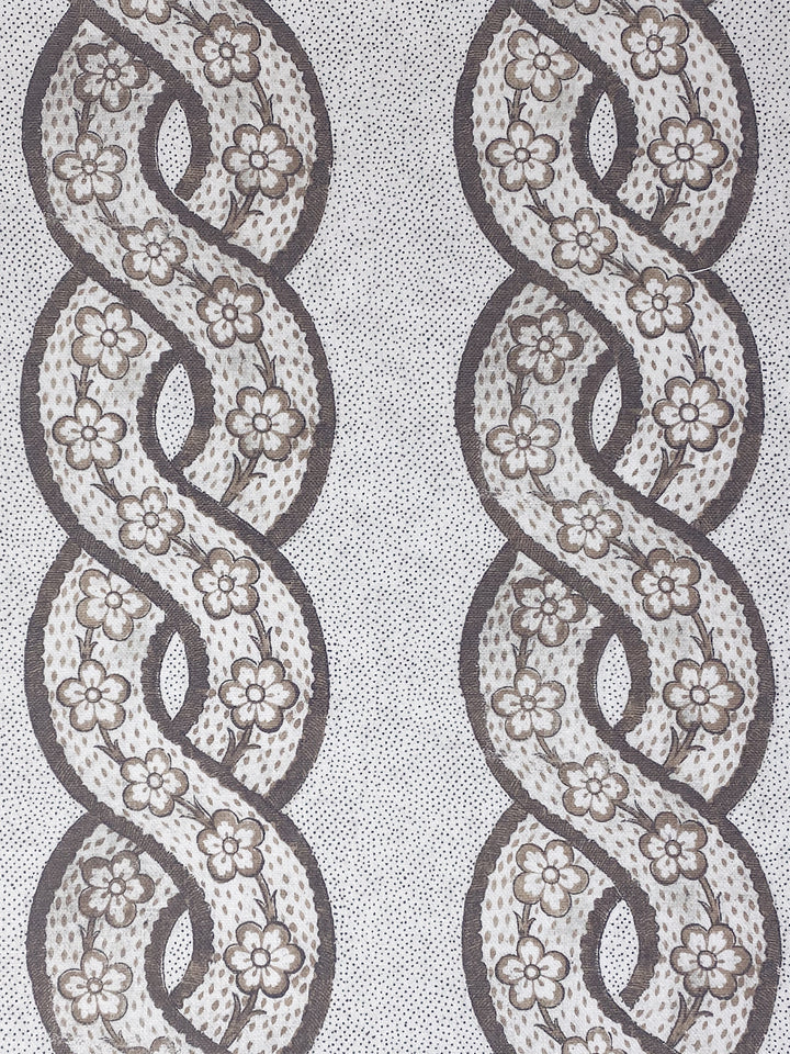 Whitby' Linen Fabric by Nathan Turner - Brown