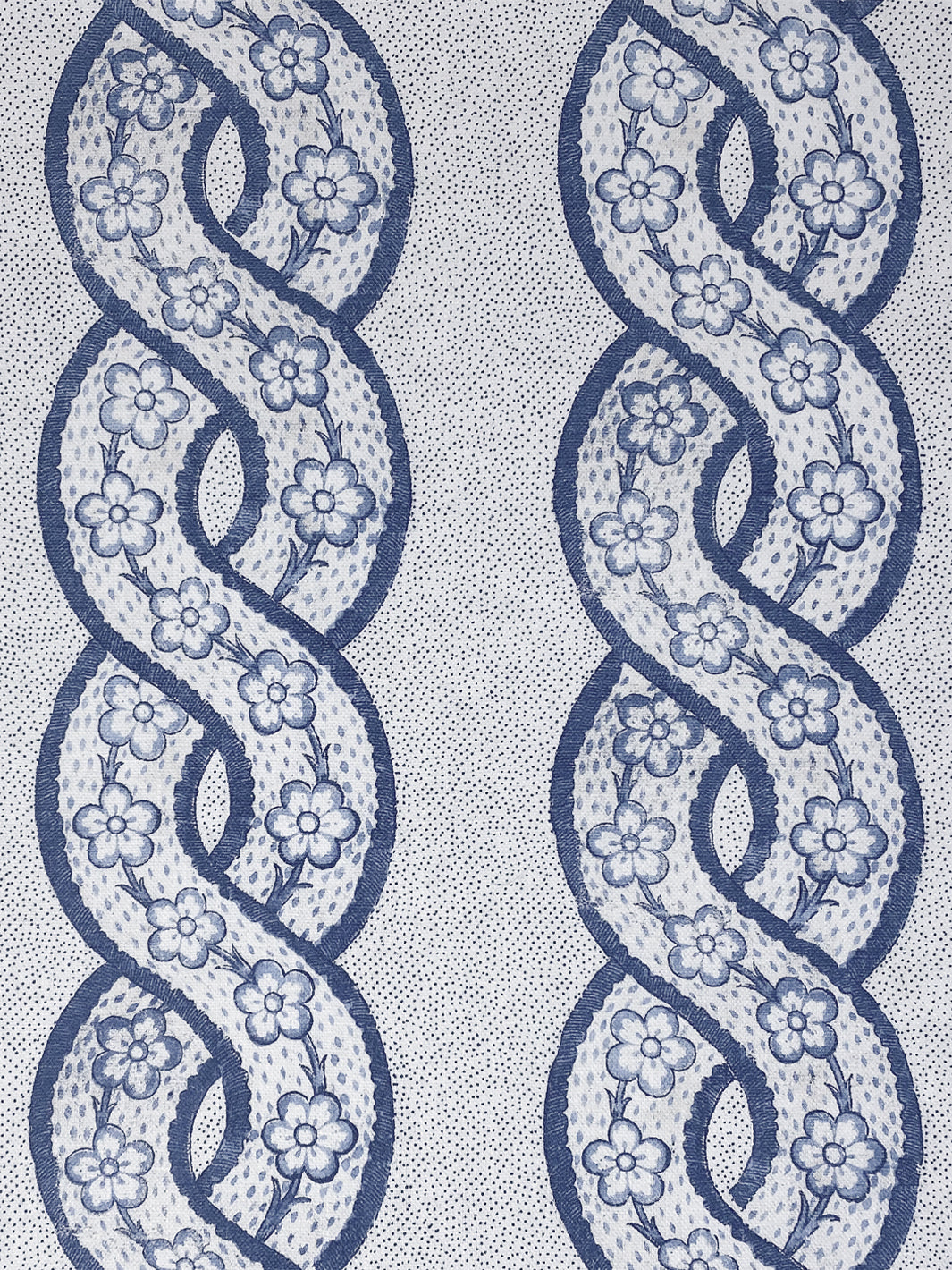 Whitby' Linen Fabric by Nathan Turner - Dark Blue