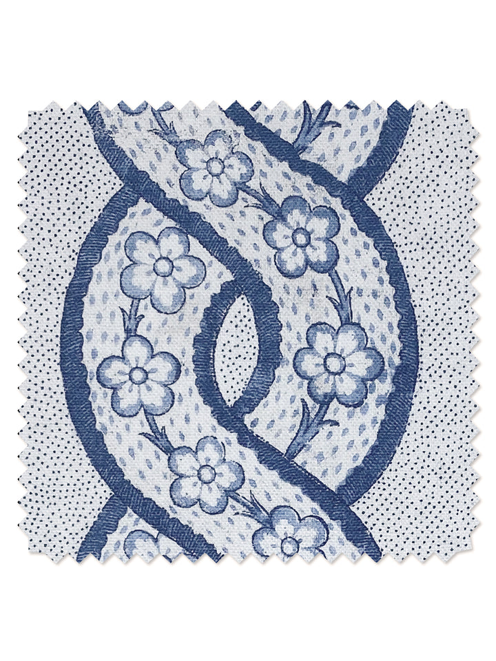 Whitby' Linen Fabric by Nathan Turner - Dark Blue