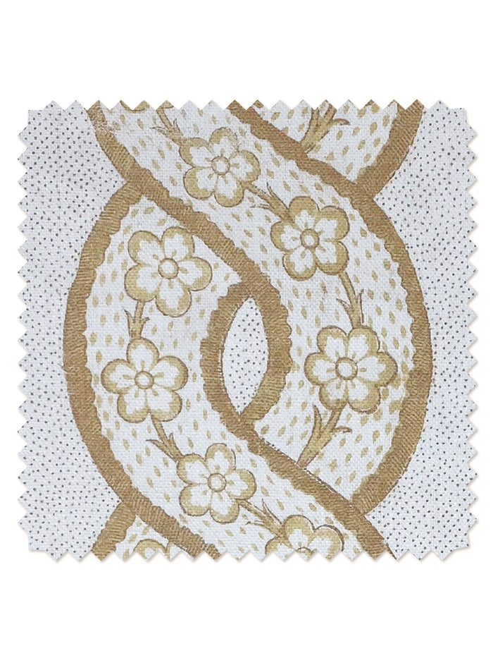 Whitby' Linen Fabric by Nathan Turner - Gold