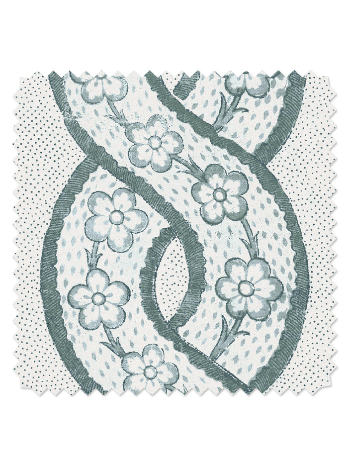 Whitby' Linen Fabric by Nathan Turner - Sage