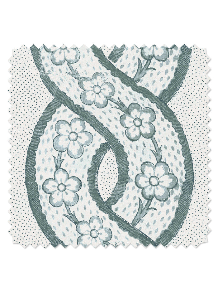 'Whitby' Linen Fabric by Nathan Turner - Sage