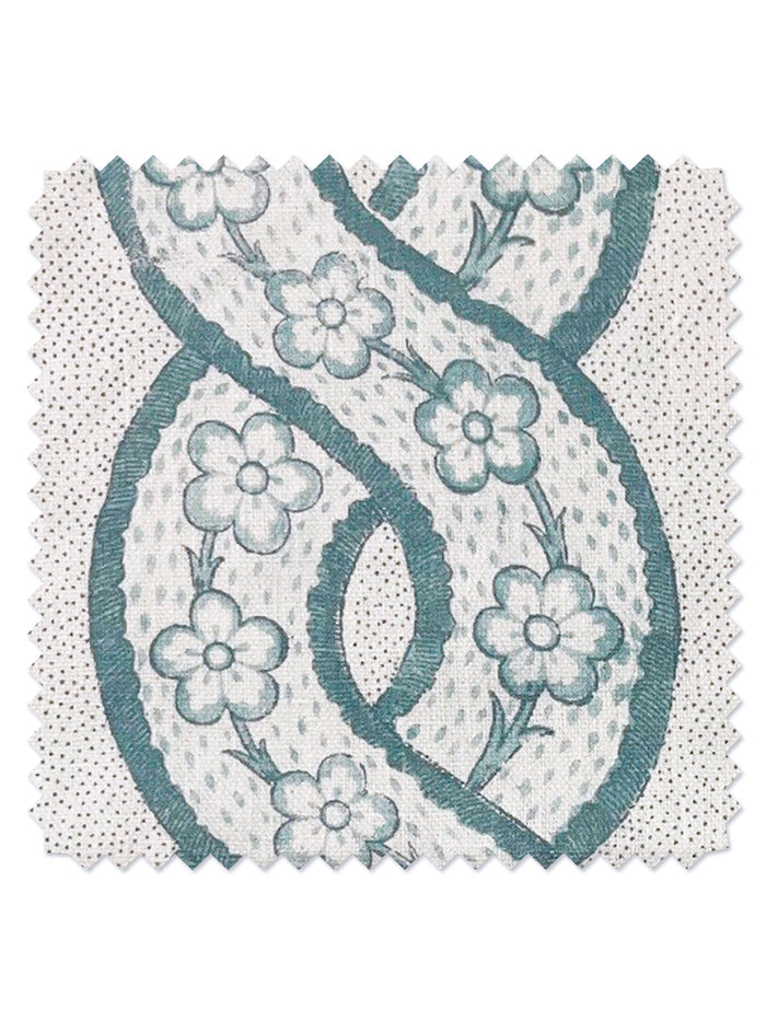 'Whitby' Linen Fabric by Nathan Turner - Seafoam