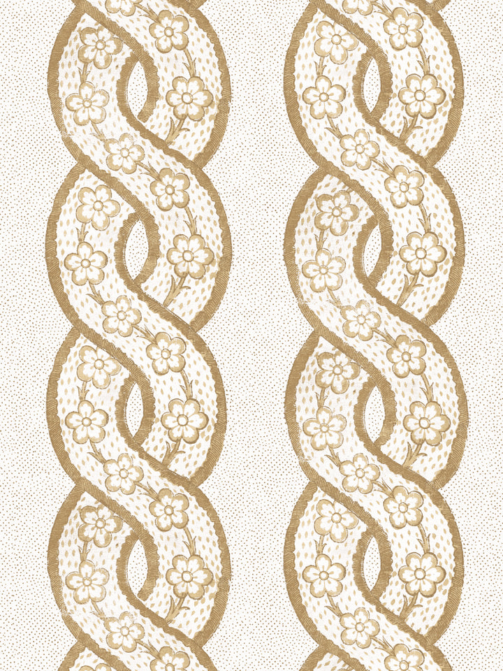'Whitby' Wallpaper by Nathan Turner - Gold