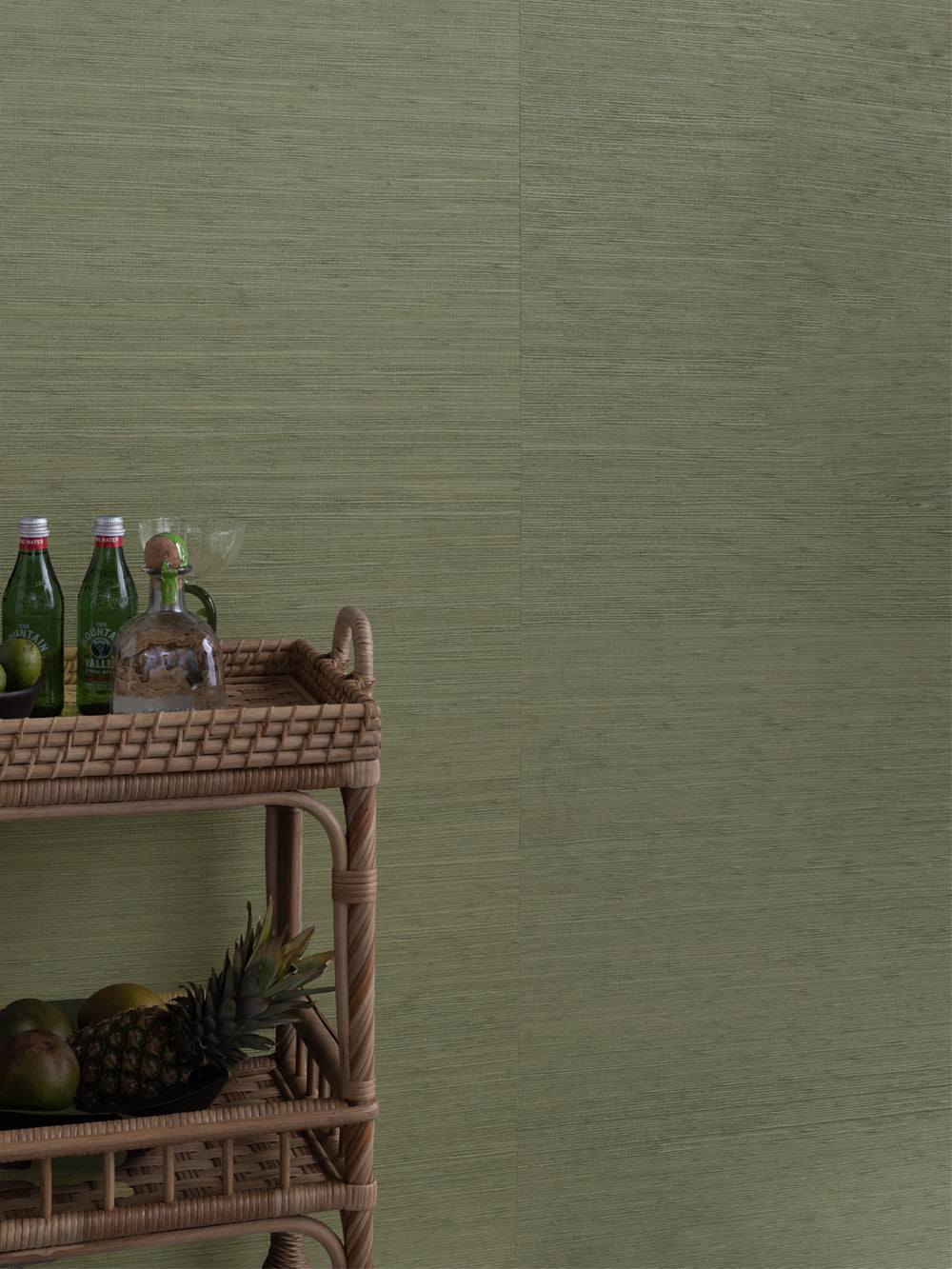 woven solid grasscloth wallpaper in ceylon